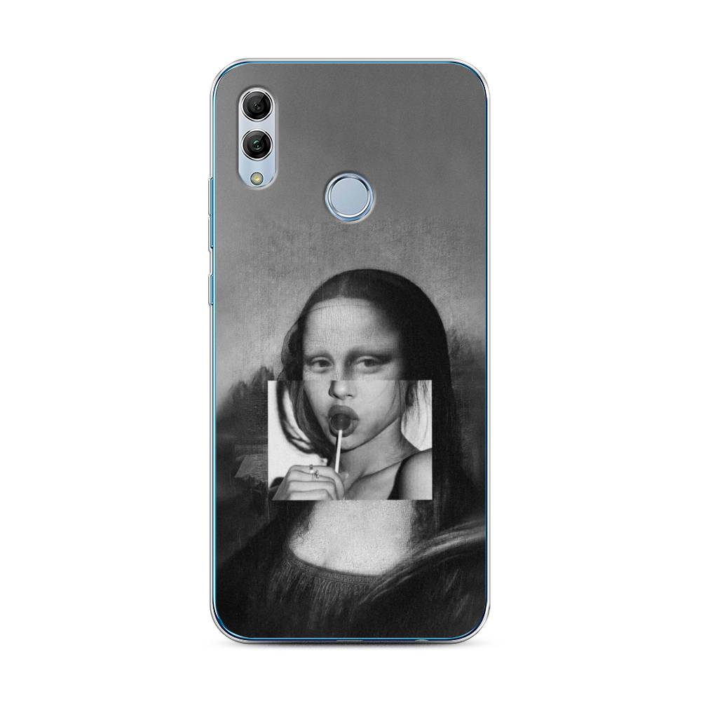 фото Чехол awog "mona lisa sucking lollipop" для honor 10 lite