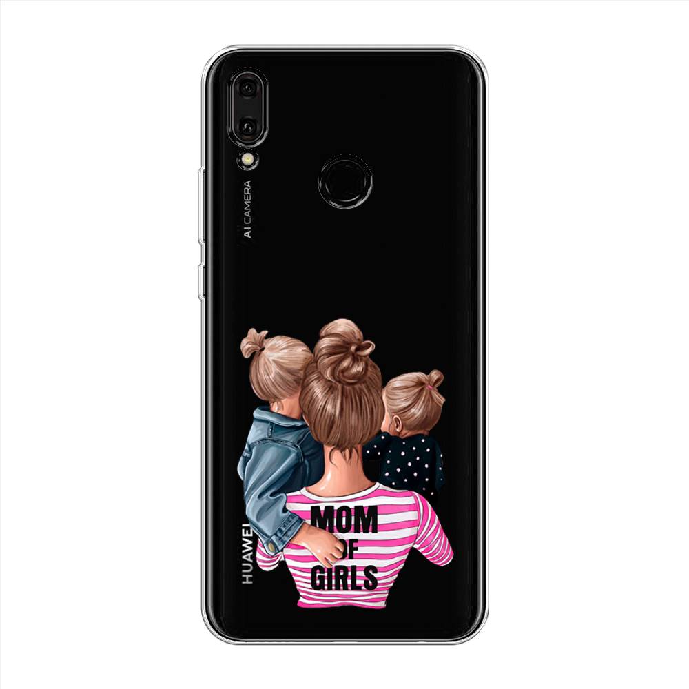 фото Чехол awog "mom of girls" для huawei y9 2019