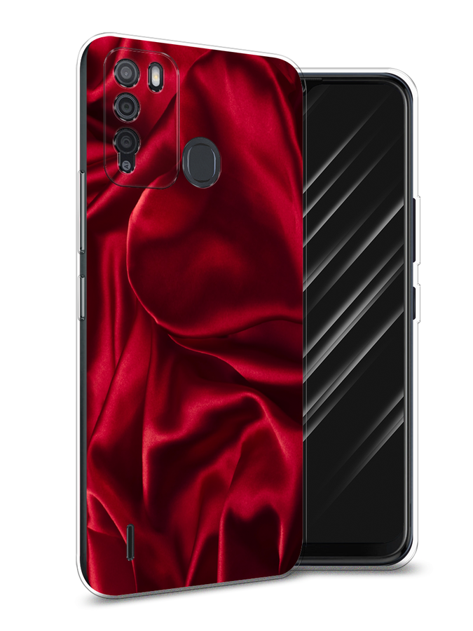 

Чехол Awog на Itel Vision 1 Pro "Текстура красный шелк", Разноцветный, 3200350-3