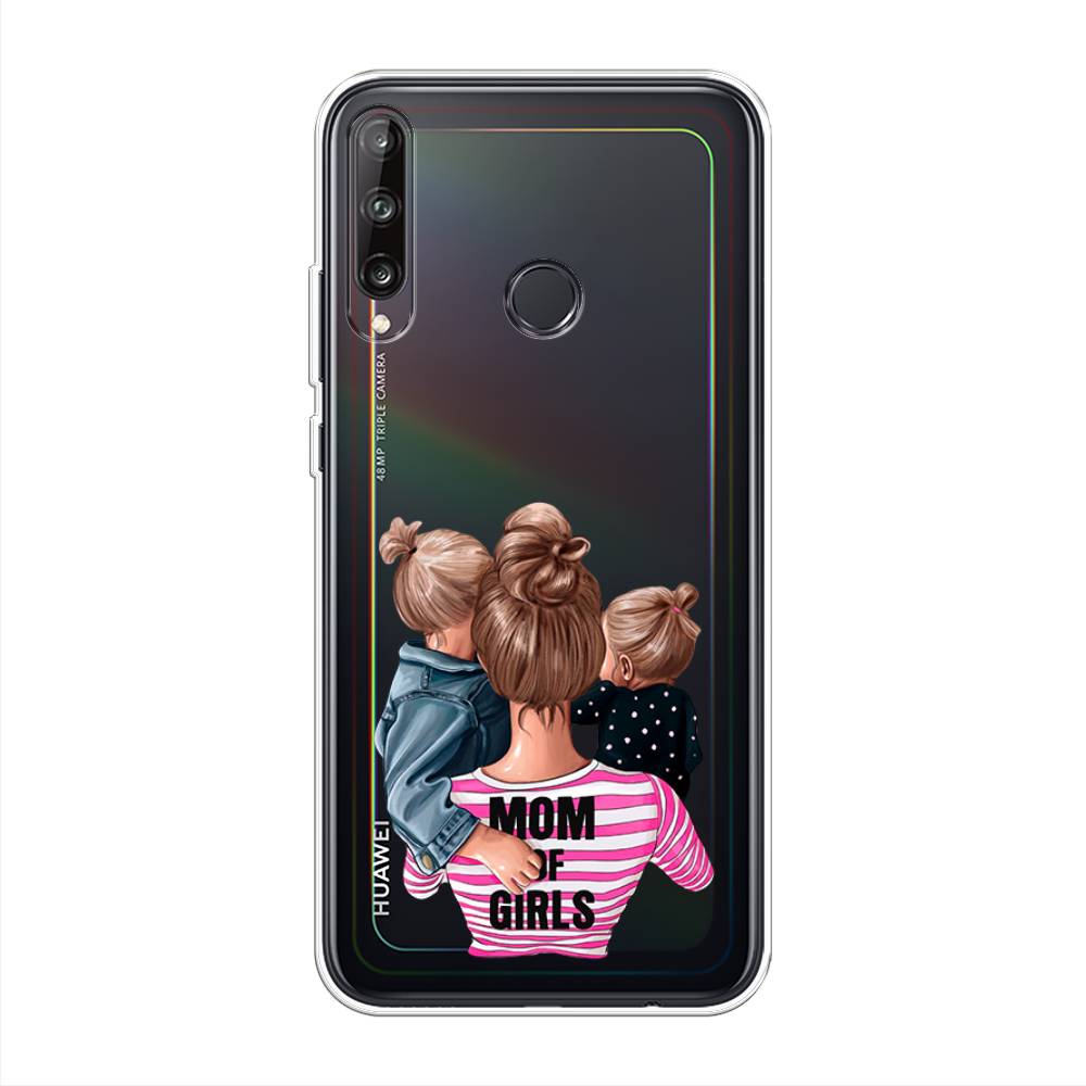 

Чехол Awog на Huawei Y7p "Mom of Girls", Синий;розовый;черный, 6103350-6