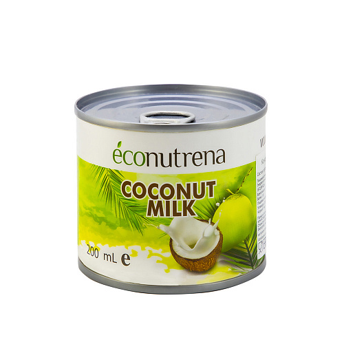 

Молоко Econutrena, кокосовое органическое, 17%, 2 штуки по 200 мл