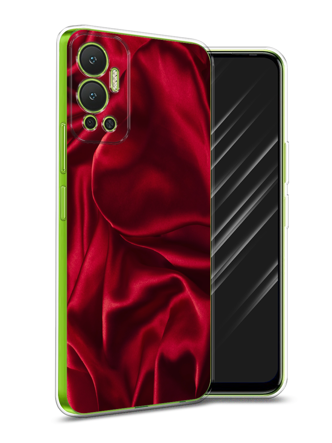 

Чехол Awog на Infinix Hot 12 "Текстура красный шелк", Разноцветный, 3101350-3