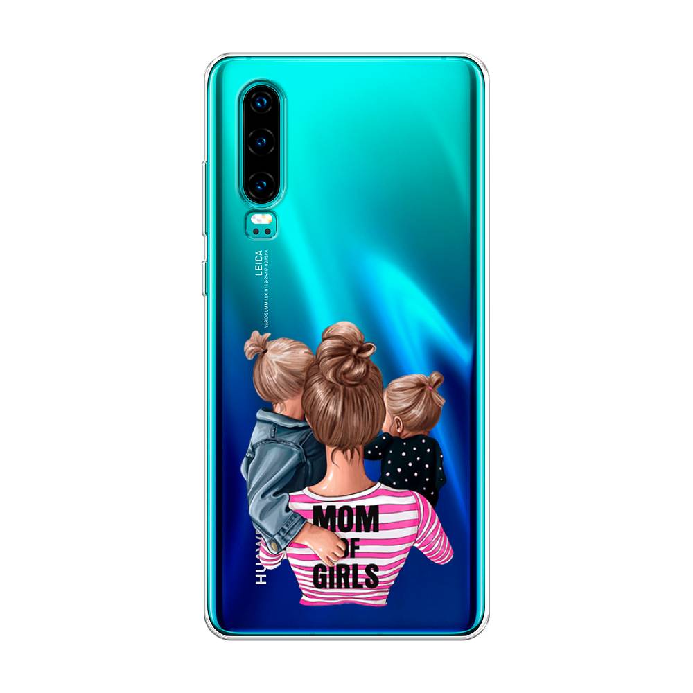 

Чехол Awog на Huawei P30 "Mom of Girls", Синий;розовый;черный, 68550-6