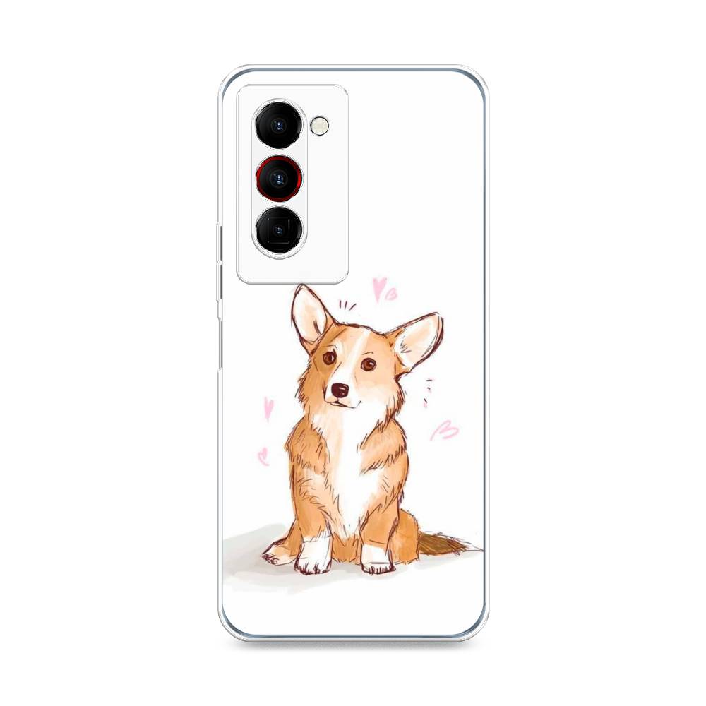 

Чехол Awog на Tecno Camon 18 Premier "Корги любовь", Разноцветный, 300850-1