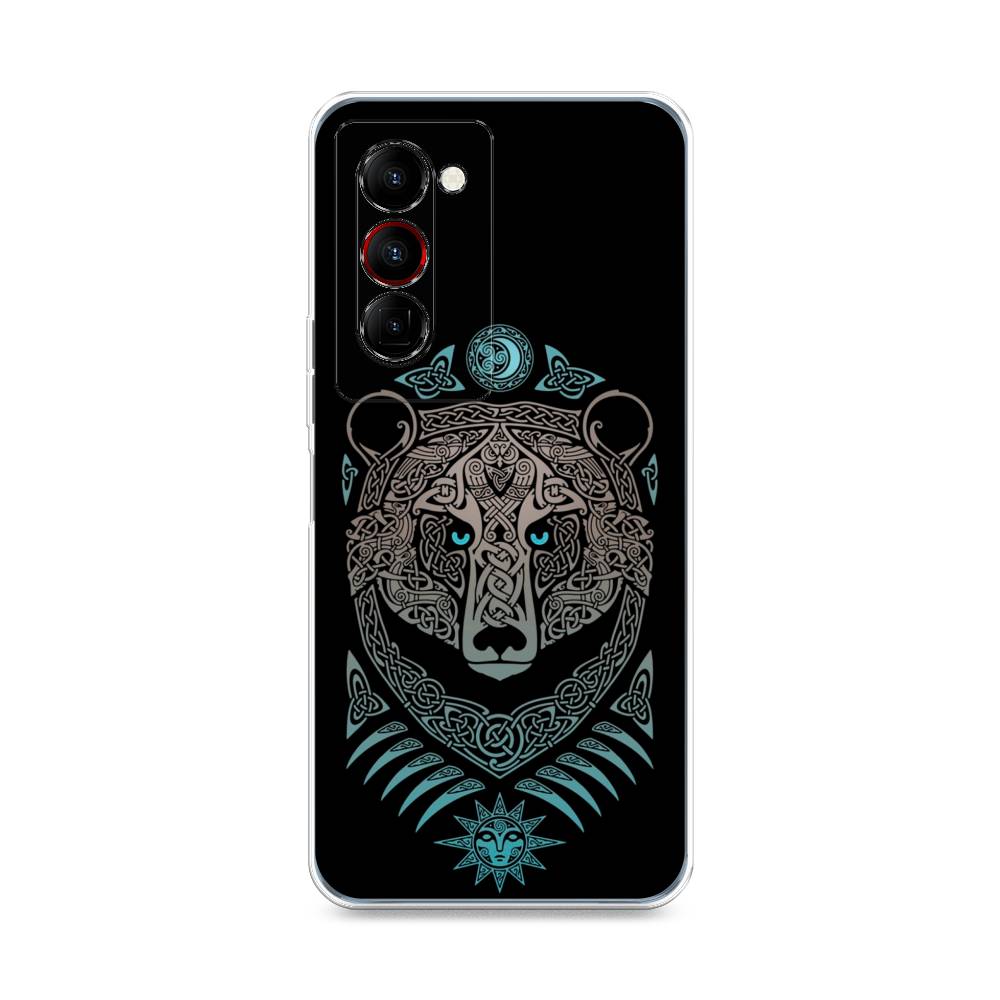 

Чехол Awog на Tecno Camon 18 Premier "Кельтский медведь", Разноцветный, 300850-2