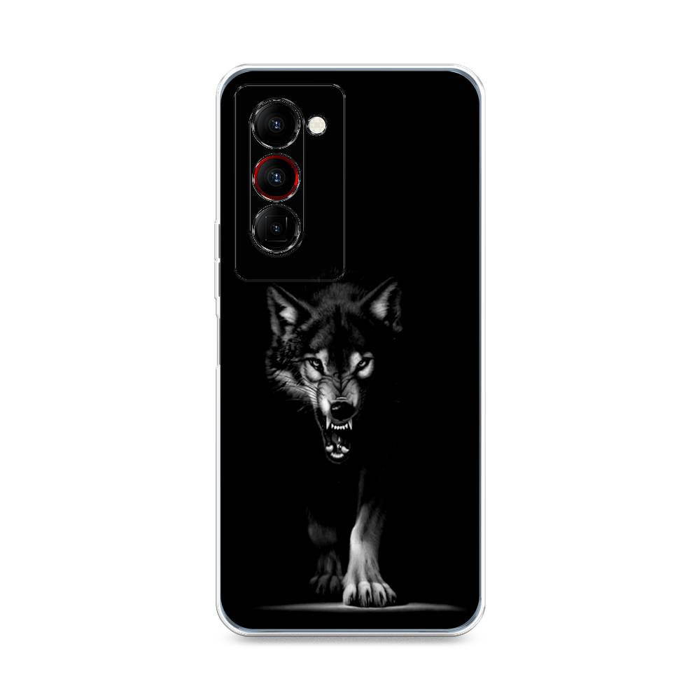 

Чехол Awog на Tecno Camon 18 Premier "Волк выходит из ночи", Разноцветный, 300850-1