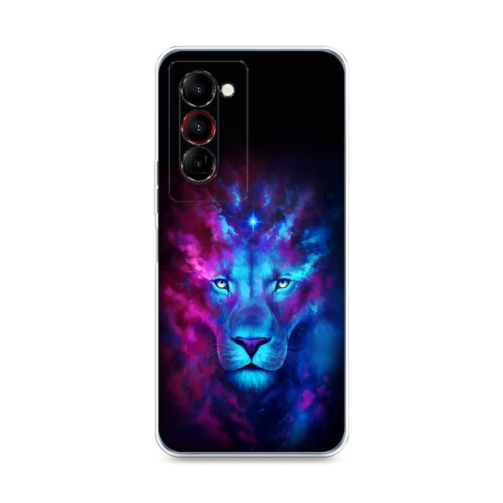 

Чехол Awog на Tecno Camon 18 Premier "Космический лев", Разноцветный, 300850-1