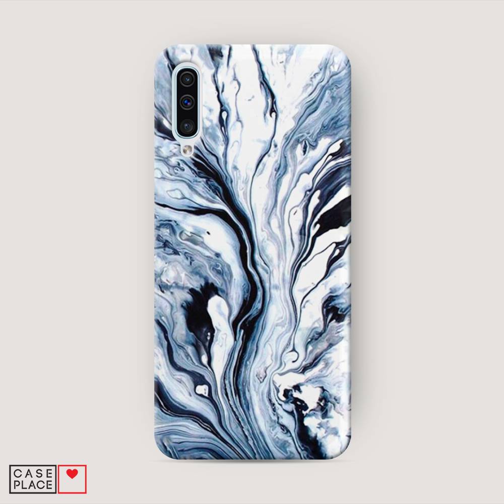 

Пластиковый чехол "Голубой минерал мрамор" на Samsung Galaxy A30s, 28820-2