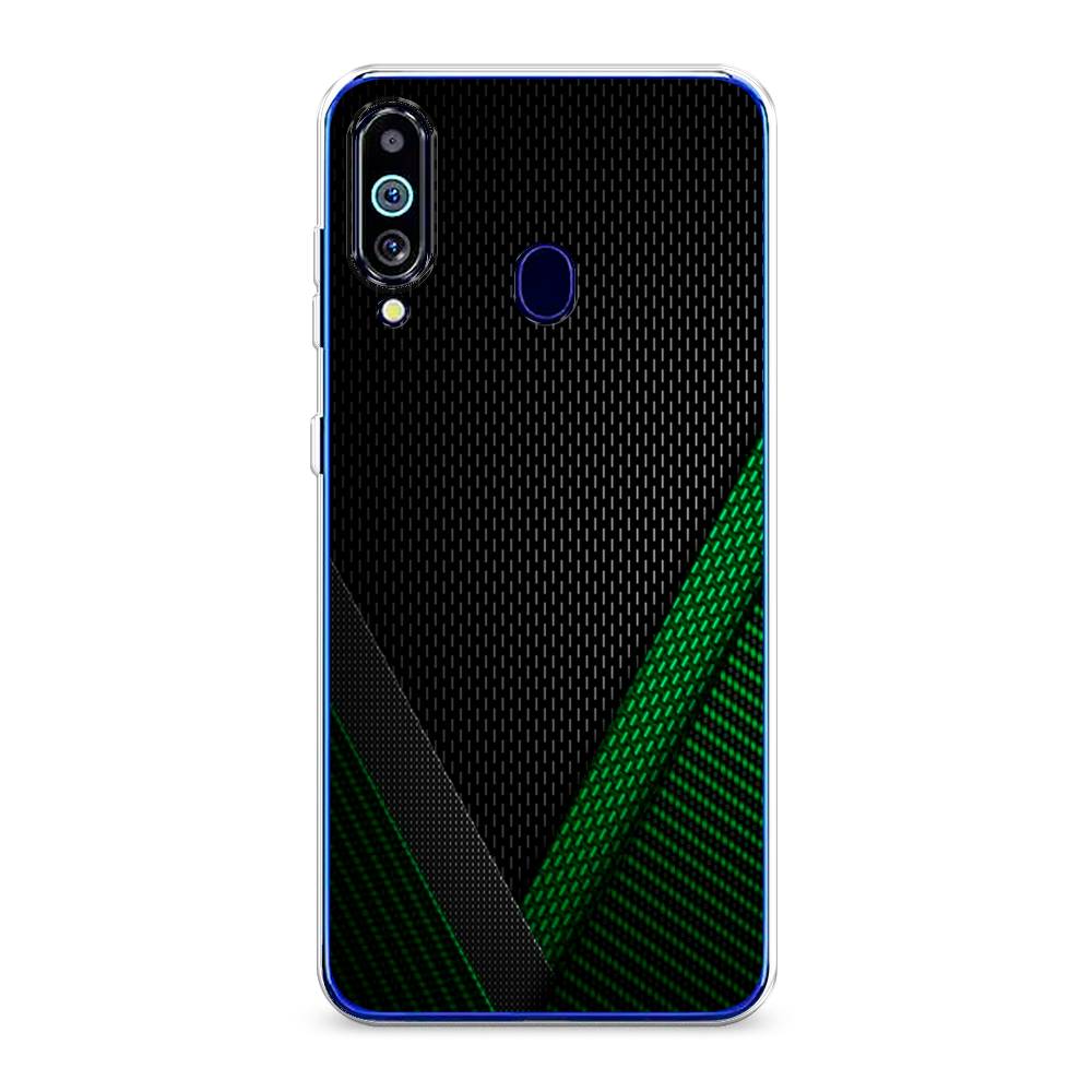 

Чехол Awog на Samsung Galaxy M40/A60 "Зеленый карбон", Разноцветный, 28750-3