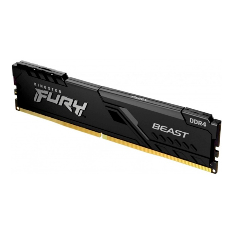 

Оперативная память Kingston Fury Beast Black 4Gb DDR4 2666MHz (KF426C16BB/4), KF426C16BB/4