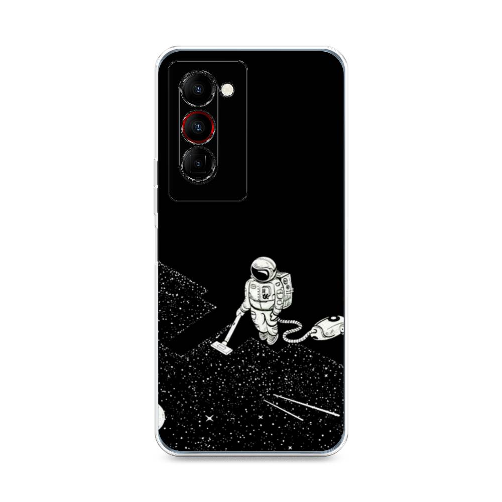 фото Чехол awog "космонавт с пылесосом" для tecno camon 18 premier