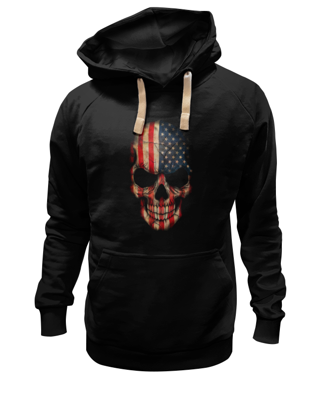 

Худи унисекс Printio Skull art черное S, Черный, Skull art