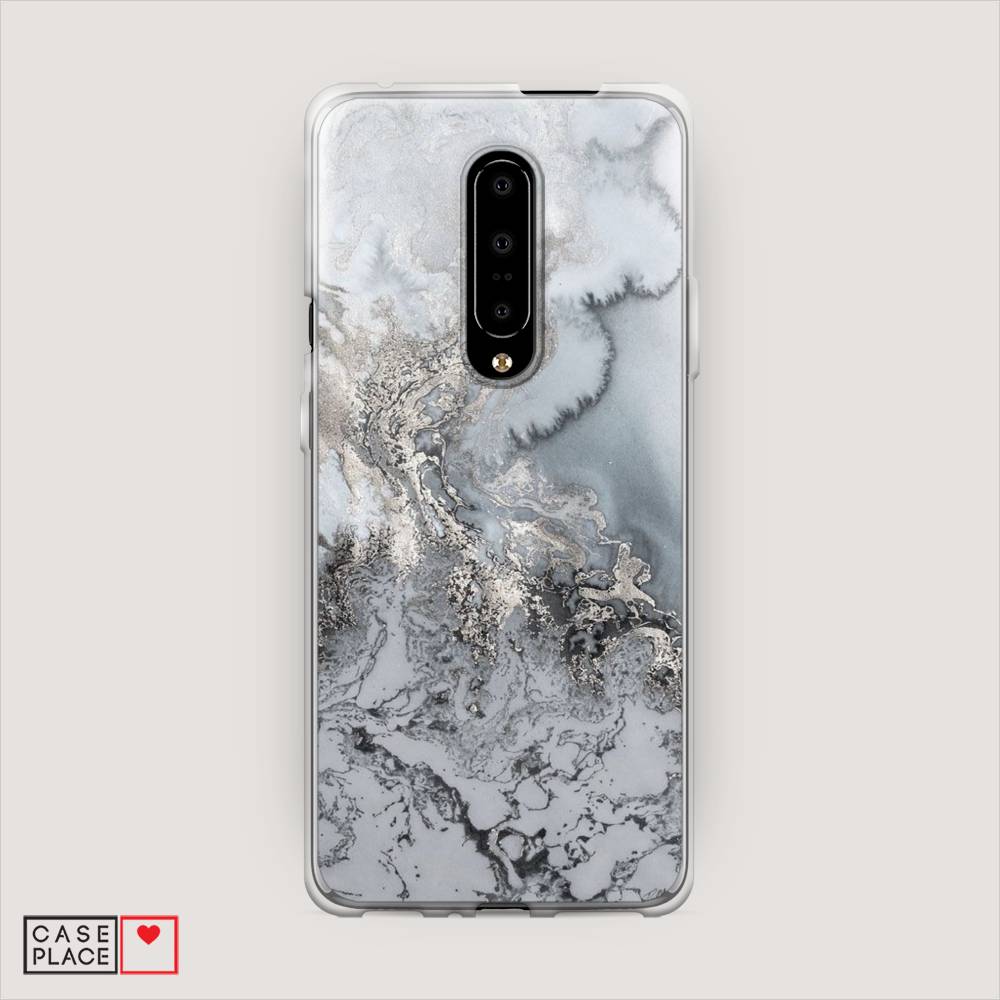 

Чехол Awog на OnePlus 7 Pro / ВанПлас 7 Pro "Морозная лавина серая", Серый;серебристый, 150850-3