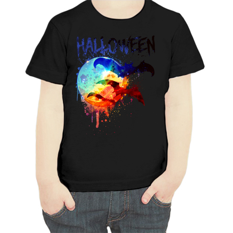 

Футболка мальчику черная 34 р-р Хэллоуин 5, Черный, fdm_halloween