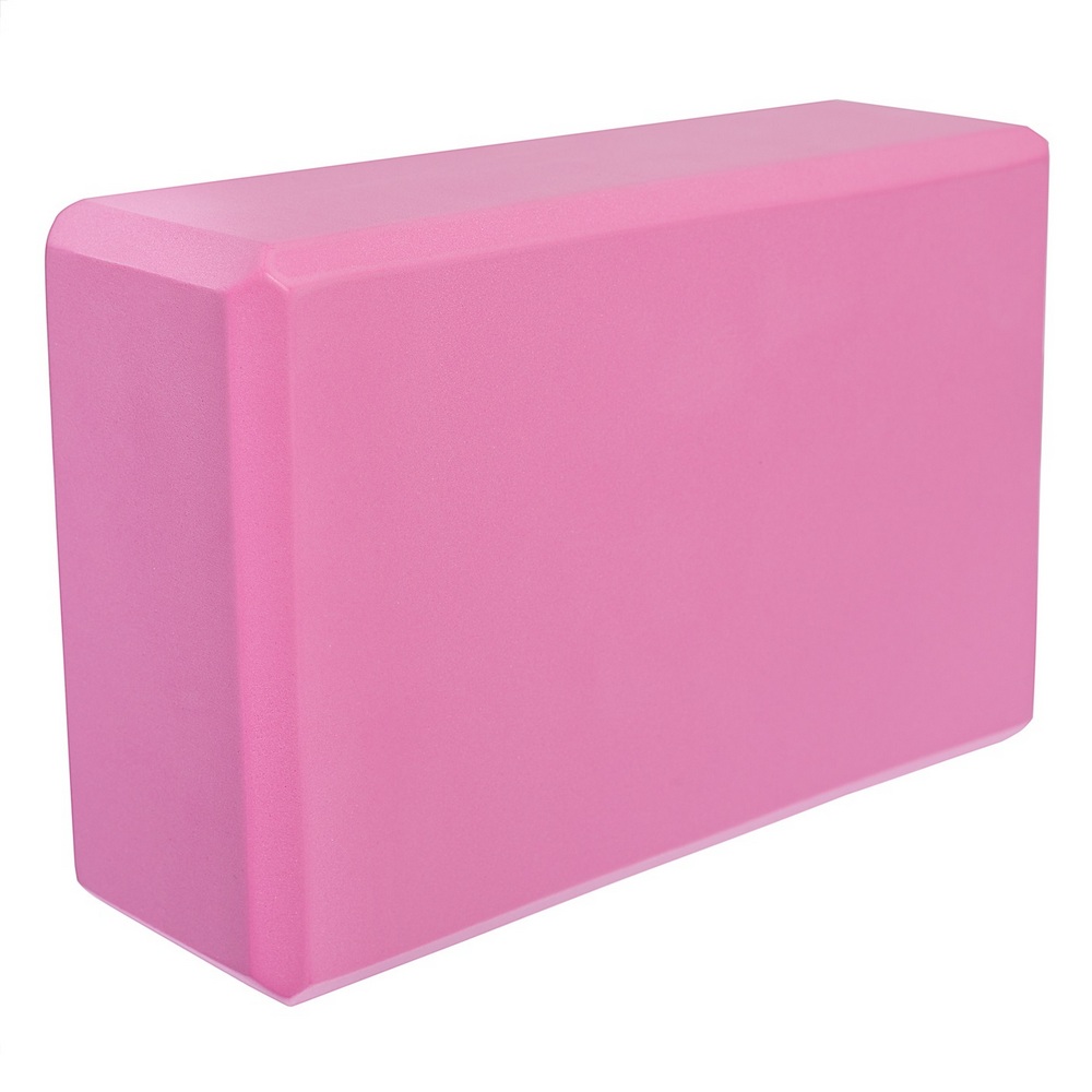 

Блок для йоги EVA STRONG BODY, розовый, 1329
