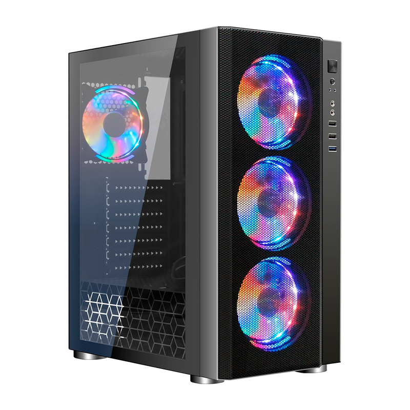 фото Компьютерный корпус ginzzu cl300 rgb black