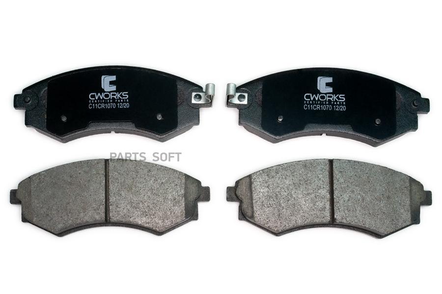 

Тормозные колодик CWORKS передние Low Metallic C11CR1070