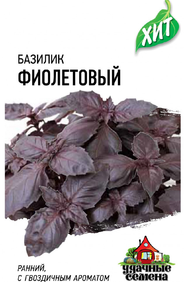 

Семена базилик Фиолетовый Удачные семена 10006393-20 20 уп.