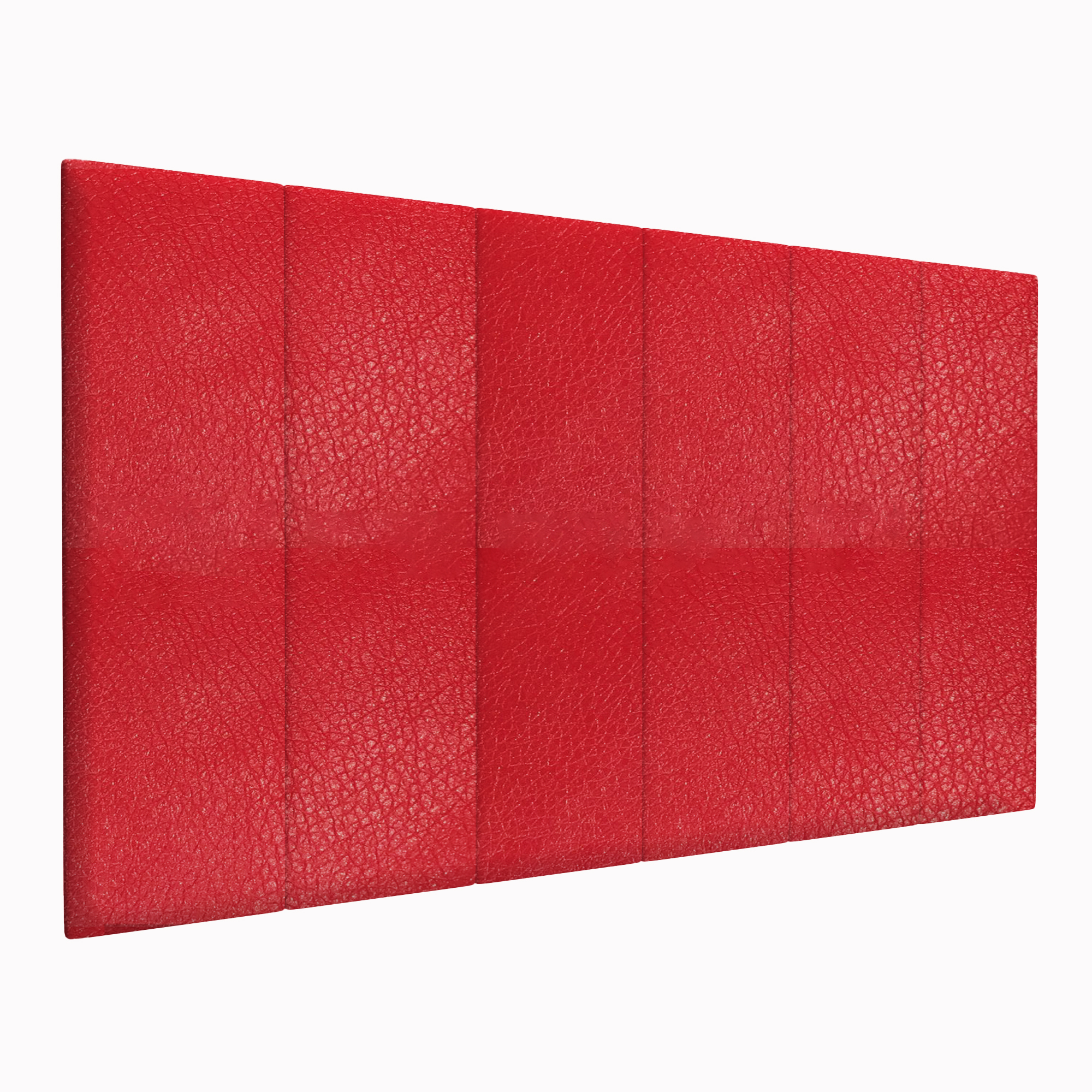 Мягкие обои Eco Leather Red 30х100 см 4 шт.