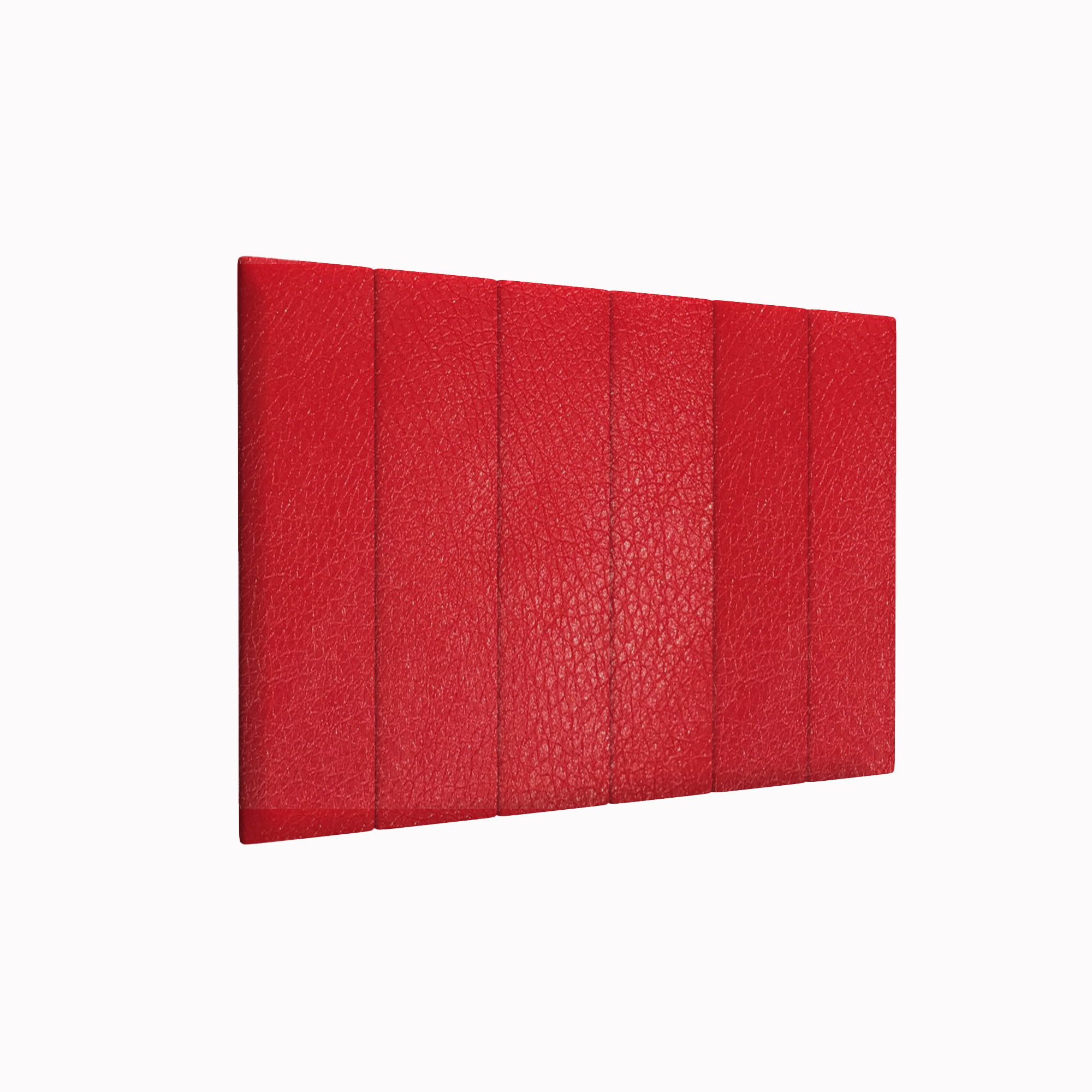 Мягкие обои Eco Leather Red 20х80 см 4 шт.