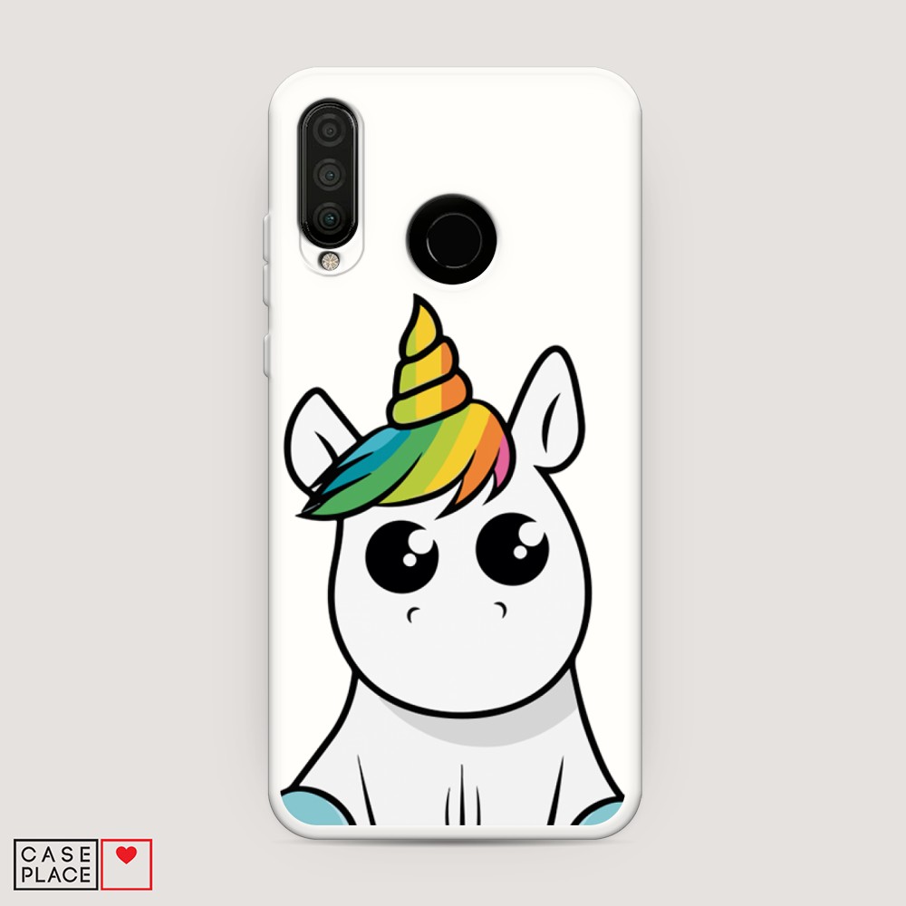 

Матовый силиконовый чехол "Звездочки графика белая" на Honor 7X, Звездочки графика белая