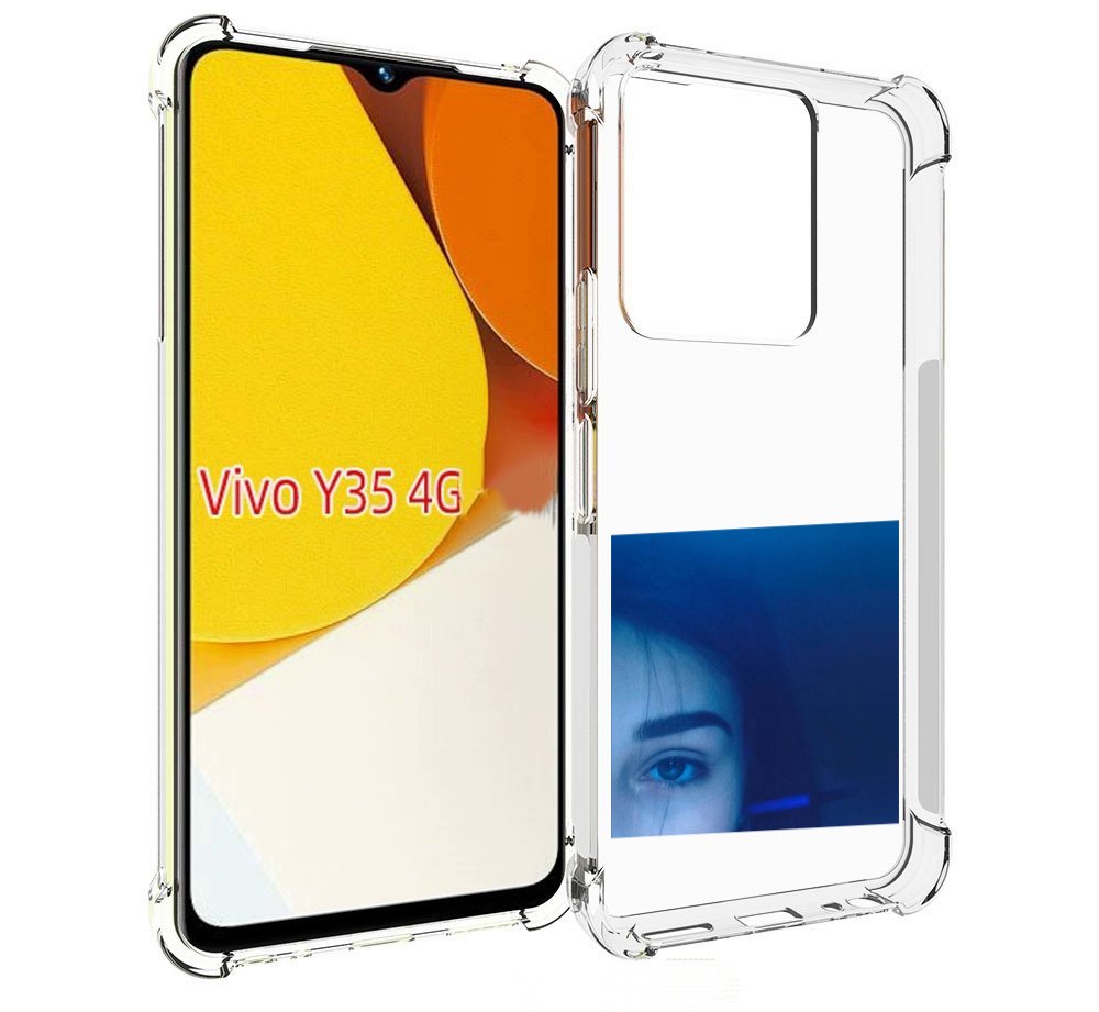 

Чехол MyPads Hate Love face для Vivo Y35 4G 2022 / Vivo Y22, Прозрачный, Tocco