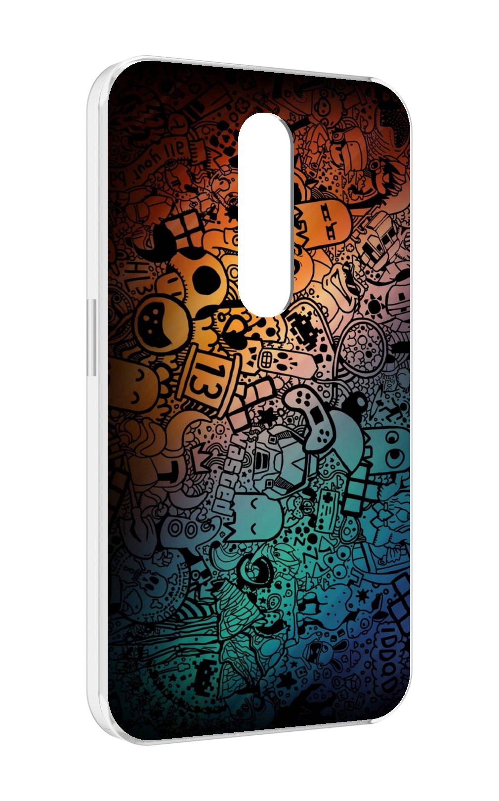 

Чехол MyPads стикеты в тени для Motorola Moto X Force (XT1585 / XT1581), Прозрачный, Tocco