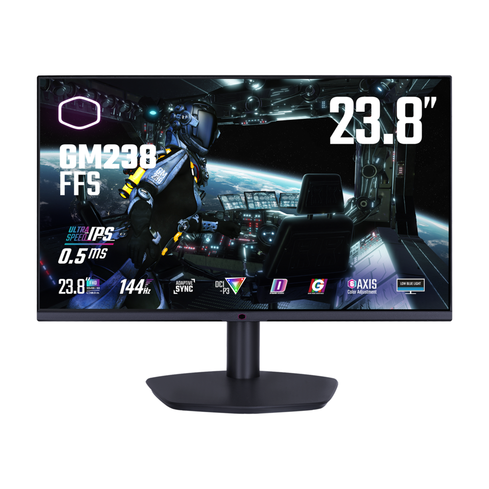 фото Монитор cooler master gm238-ffs 23.8" черный (cmi-gm238-ffs-ek)