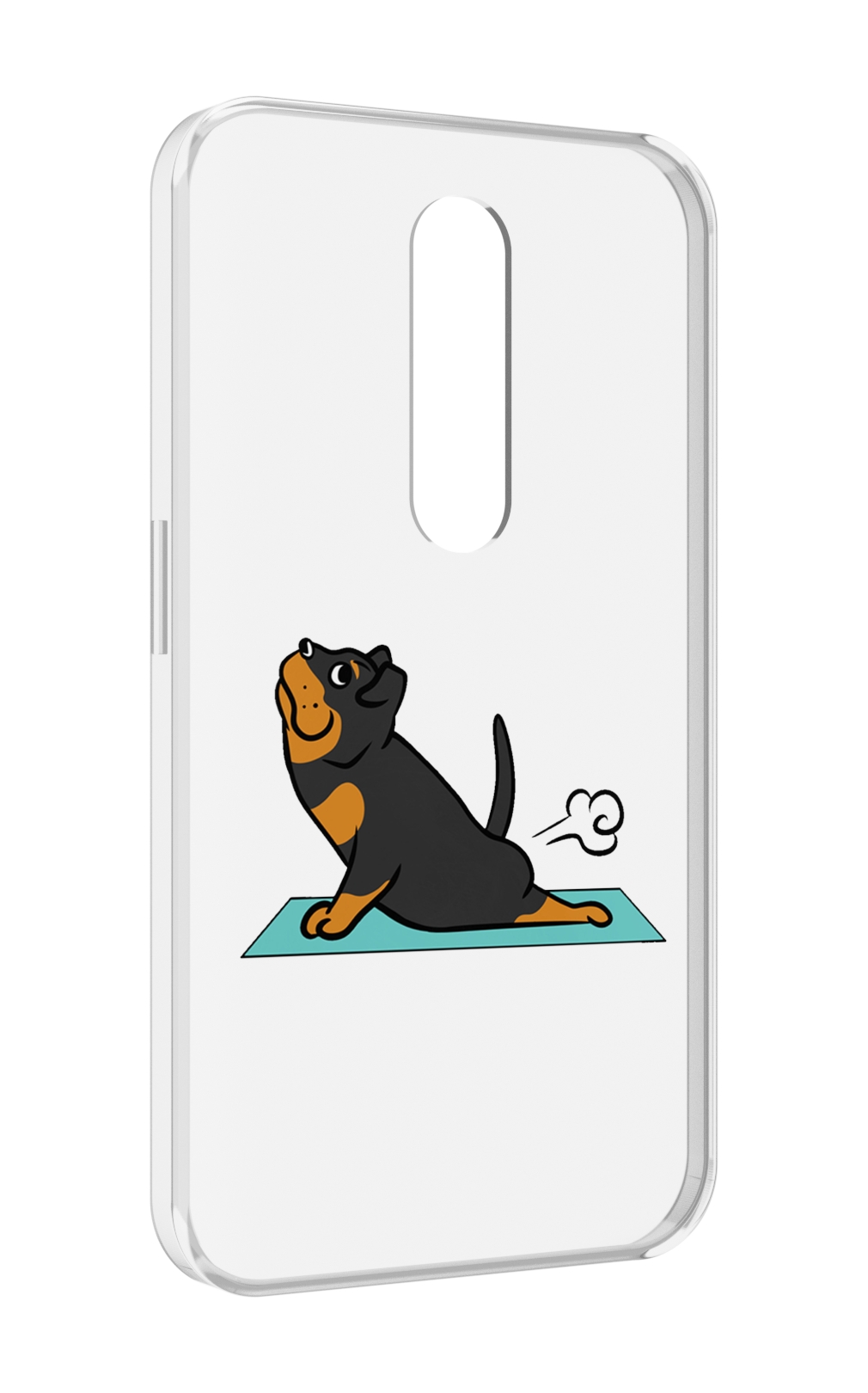 

Чехол MyPads спортивная-собачка для Motorola Moto X Force (XT1585 / XT1581), Прозрачный, Tocco