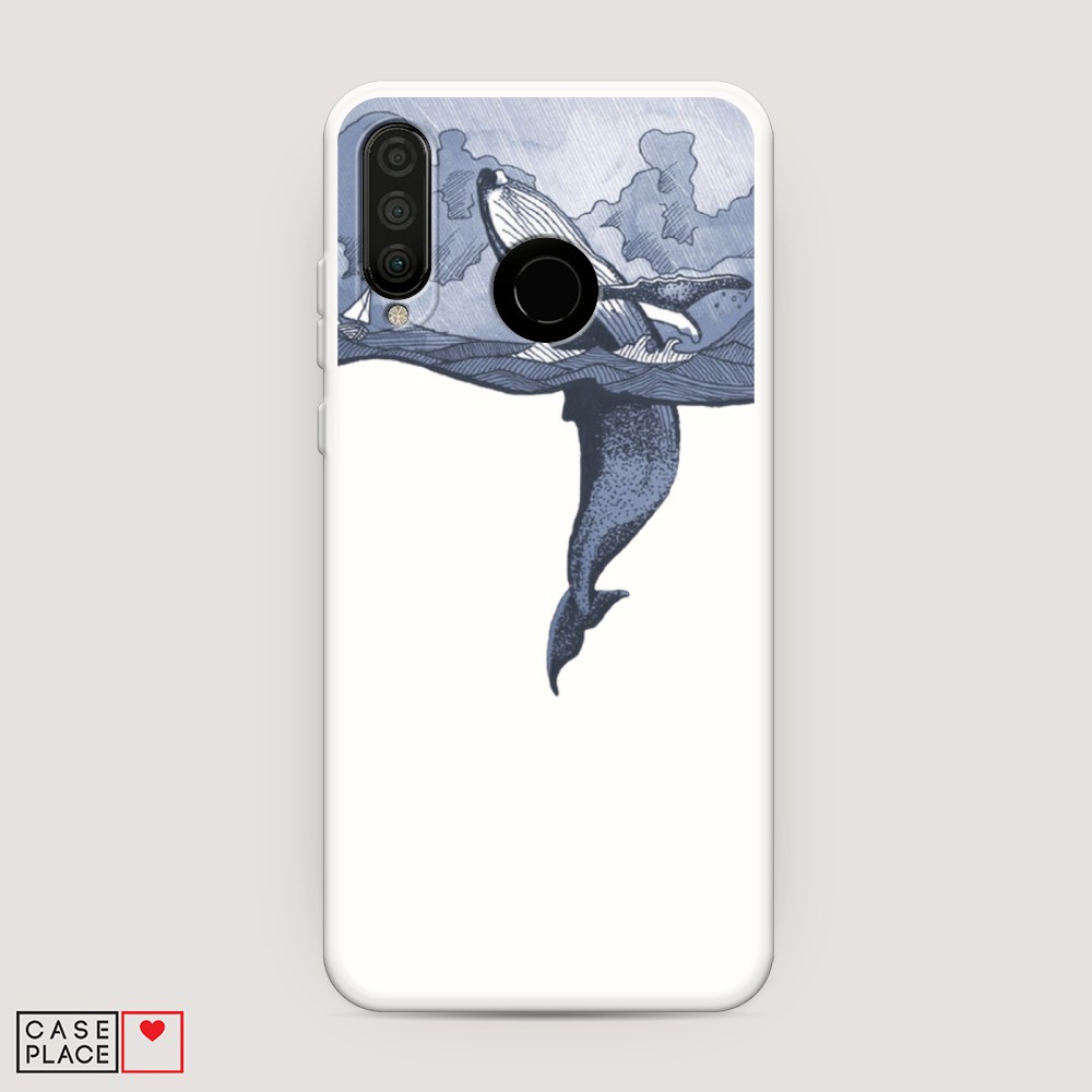 

Матовый силиконовый чехол "Звездочки графика белая" на Honor 7X