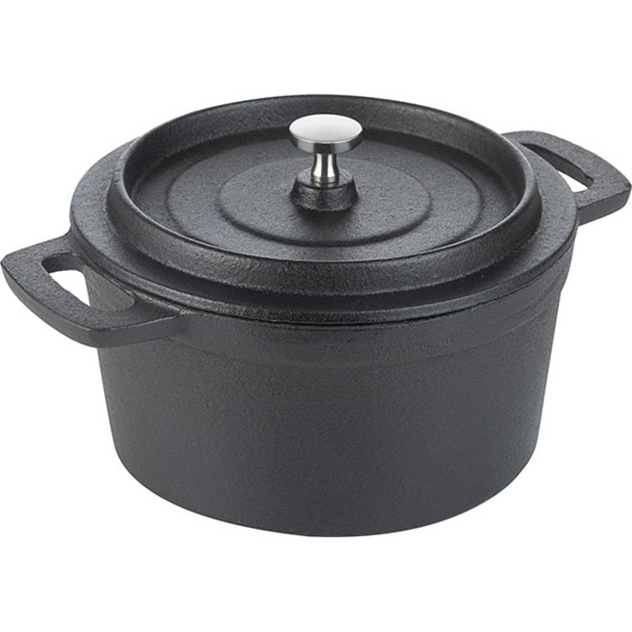 

Кастрюля для запекания Prohotel Ember Cast Matt 700 мл 14 см, черный, 15410-14B
