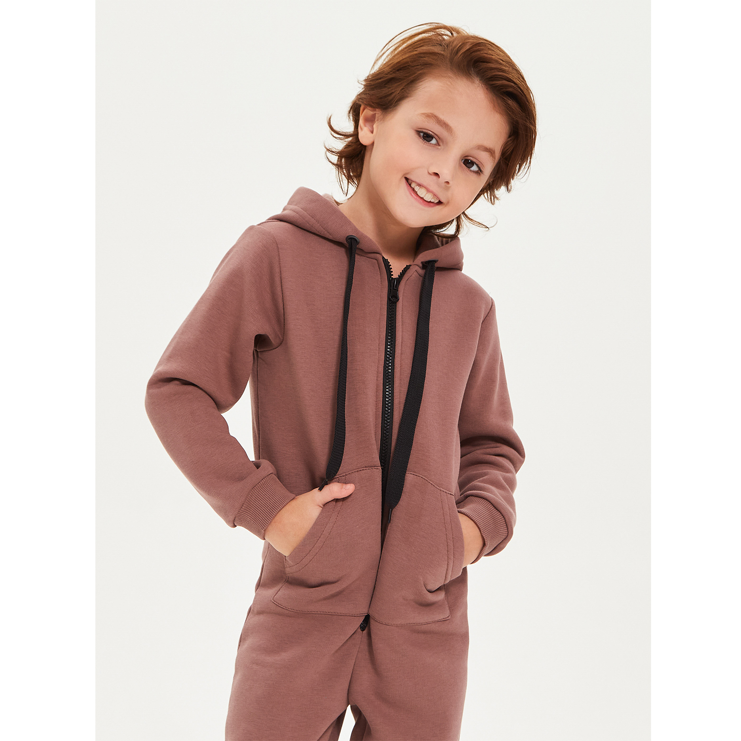 

Комбинезон Веселый малыш 351/140/мокко р.134, Коричневый, 351/140