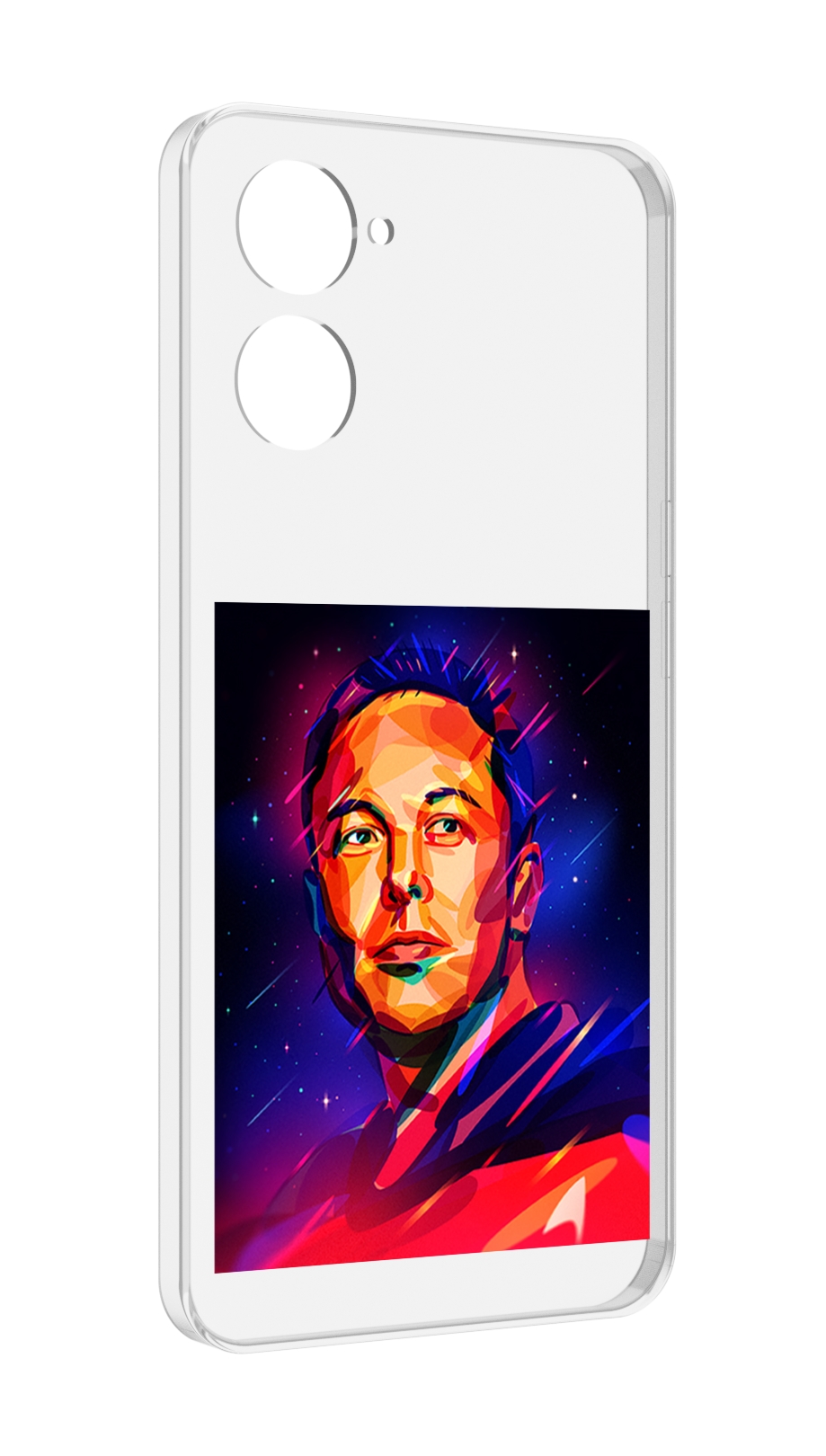 

Чехол MyPads Илон-Маск для Realme 10S противоударный, Tocco