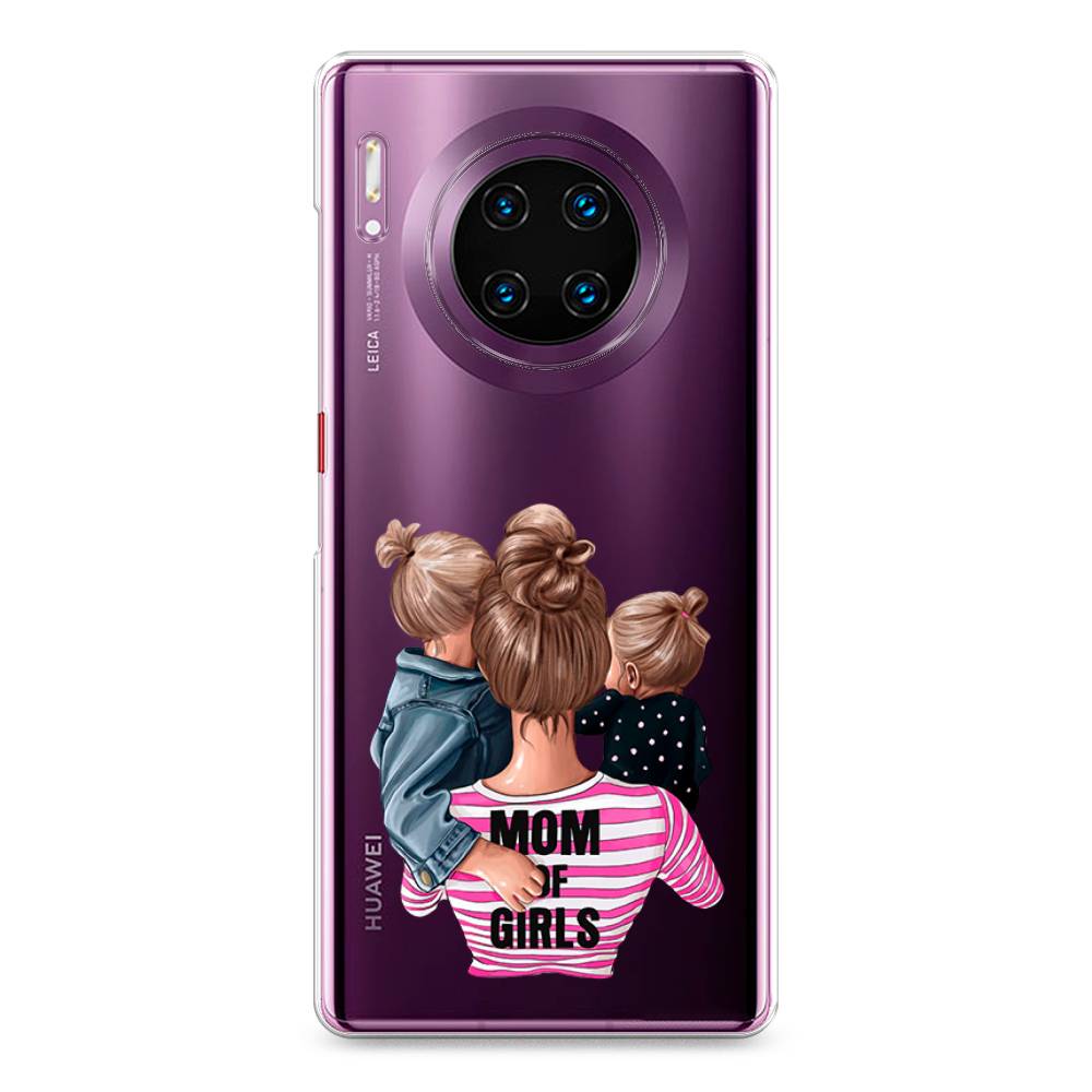 

Чехол Awog на Huawei Mate 30 Pro "Mom of Girls", Синий;розовый;черный, 610450-6