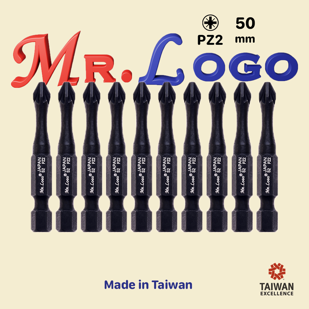 

Биты торсионные Mr.Logo A050PZ2T-10 для шуруповерта магнитные PZ2 x 50 мм