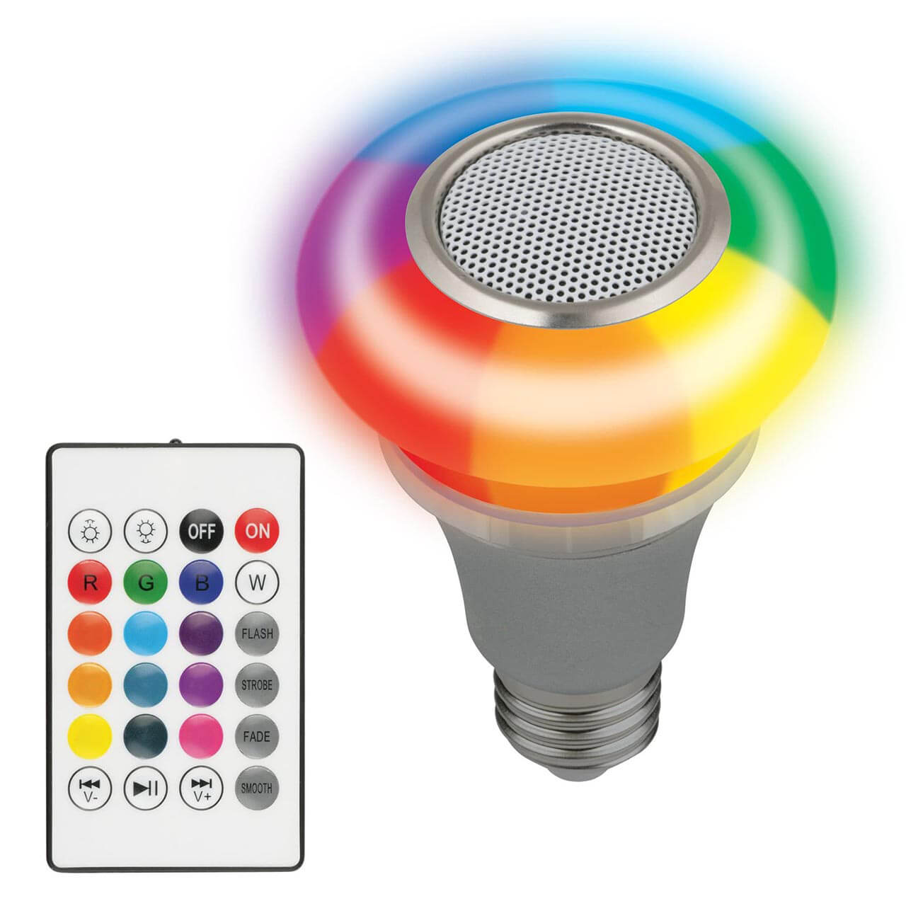 

Лампочка Volpe Disko ULI-Q340 5W/RGB/E27 Silver UL-00003997