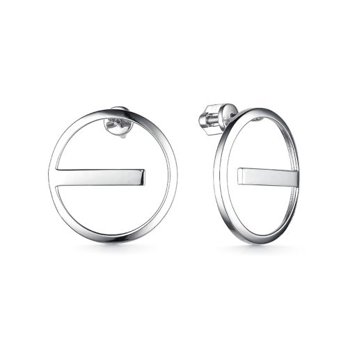

Серьги из серебра без вставки ЯХОНТ Золотой 2700023, 2700023