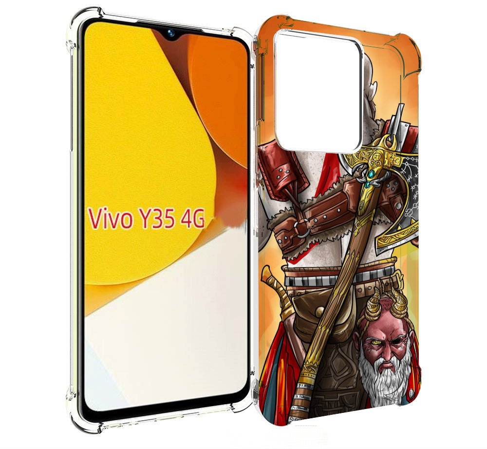 

Чехол MyPads God of War для Vivo Y35 4G 2022 / Vivo Y22, Прозрачный, Tocco