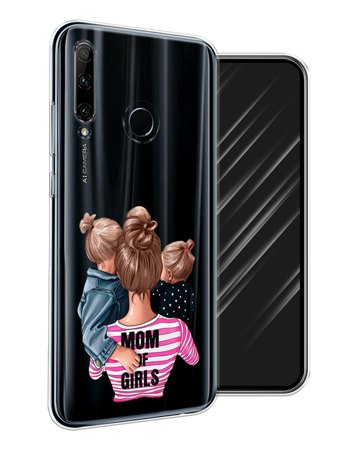 

Чехол Awog на Honor 20 Lite 2019 "Mom of Girls", Синий;розовый;черный, 68950-6