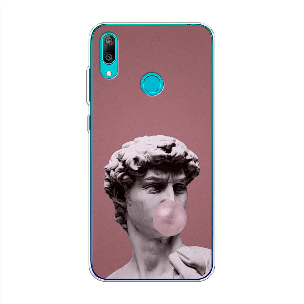 

Чехол Awog на Huawei Y7 2019 "Modern David", Синий, 68450-9