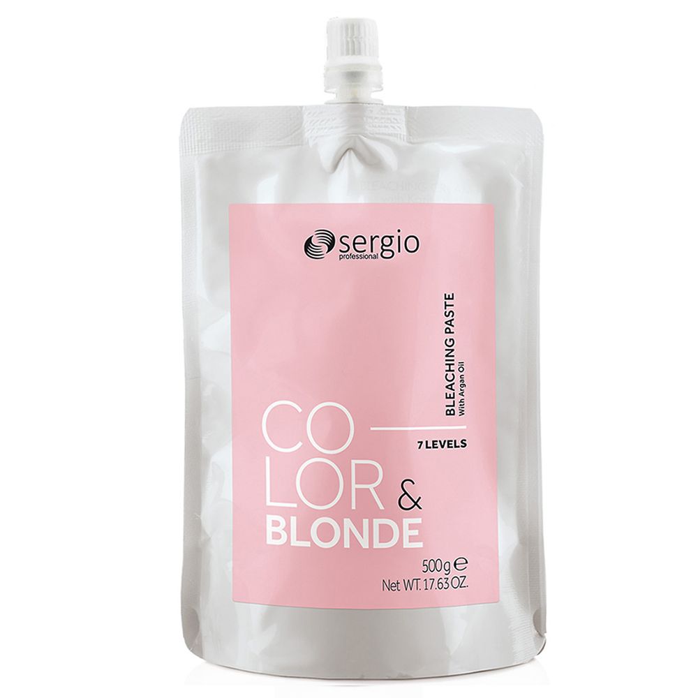 Паста обесцвечивающая Sergio Professional ColorBlonde 500 г 2976₽