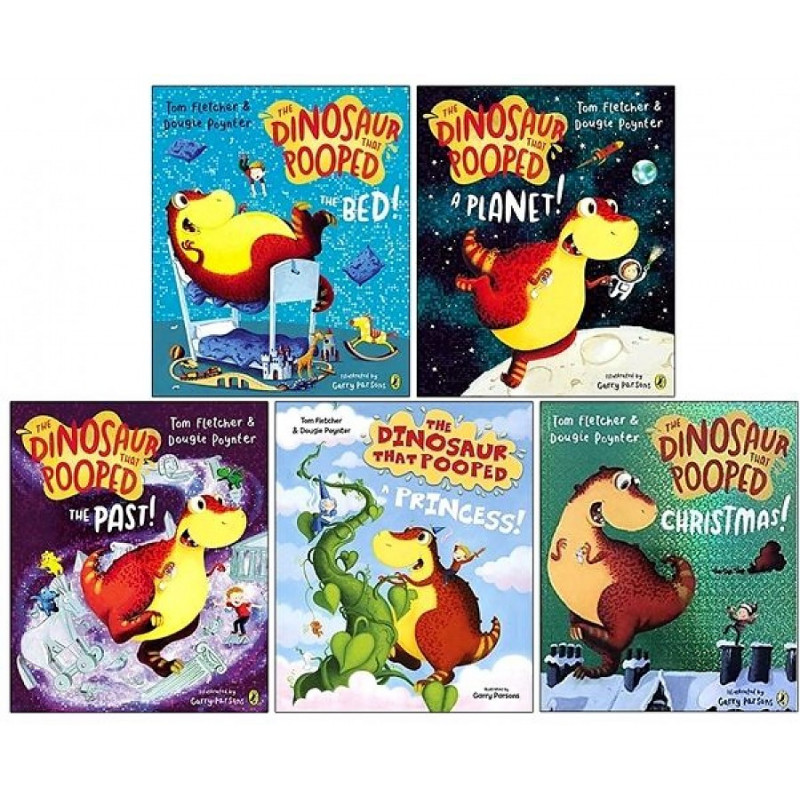 

Книга Dinosaur that Pooped Series 5 Books Collection Set