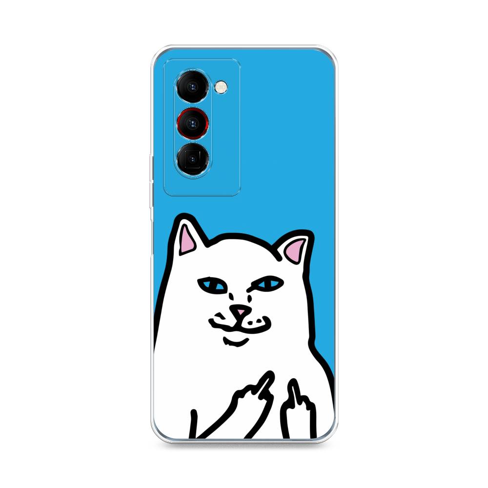 

Чехол Awog на Tecno Camon 18 Premier "Кот жесть", Разноцветный, 300850-9