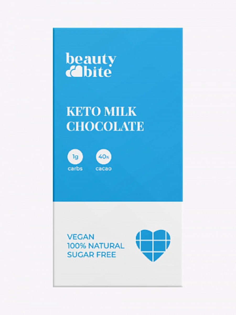 

Кето-шоколад Beauty Bite, молочный низкоуглеводный, 2 штуки по 20 грамм
