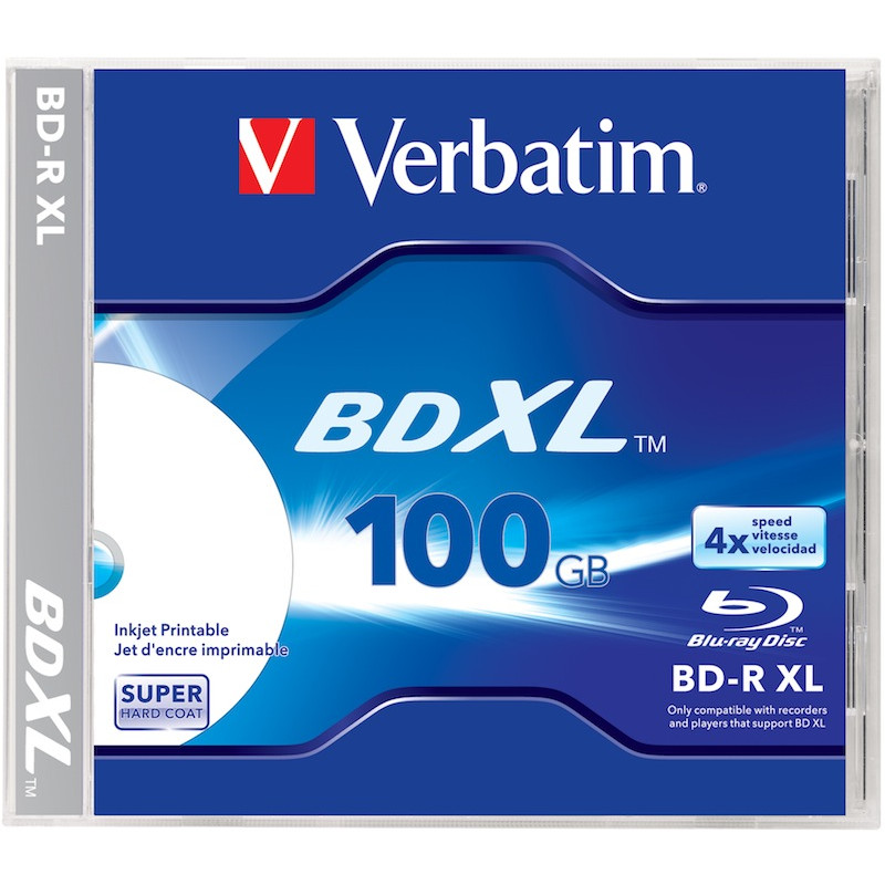 

Диск blu-ray Verbatim BDXL 1шт. (43790), BDXL
