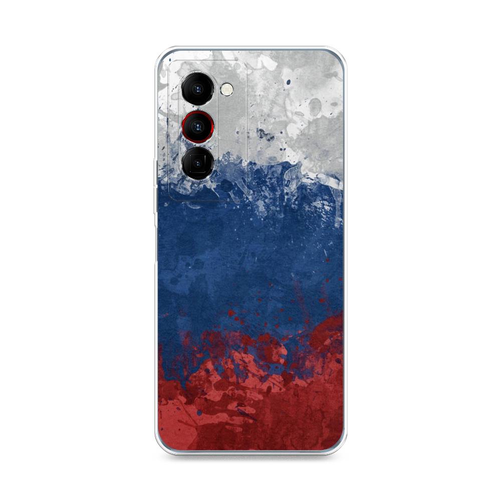 

Чехол Awog на Tecno Camon 18 Premier "Флаг России неровный", Разноцветный, 300850-5
