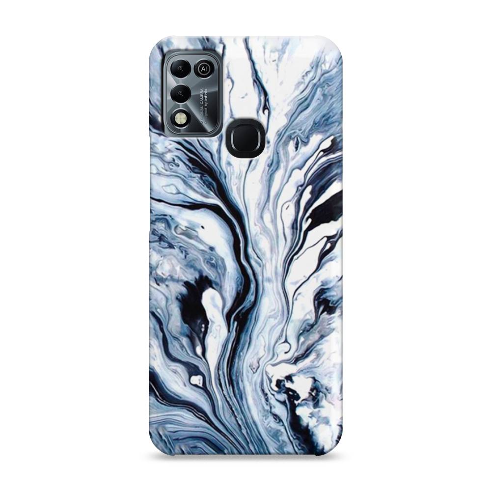 

Пластиковый чехол "Голубой минерал мрамор" на Infinix HOT 10 Play, 3100620-2