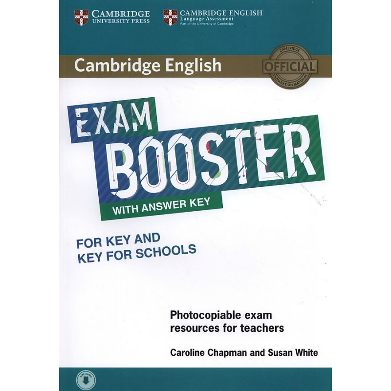 фото Книга cambridge english exam booster for key and key for schools with answer key with a... cambridge audio