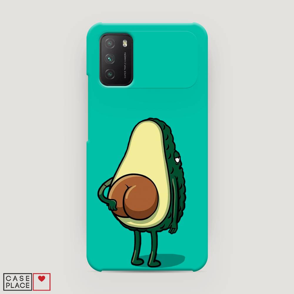 

Пластиковый чехол "Попа авокадо" на Xiaomi Poco M3, 39520-7