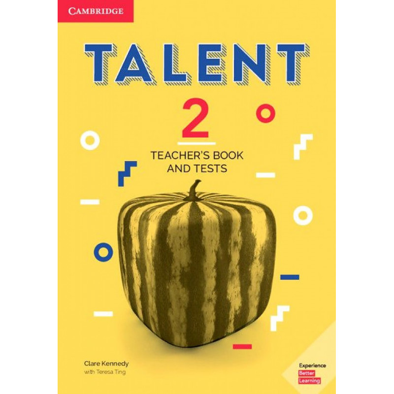 фото Книга talent. level 2. teachers book and tests cambridge audio